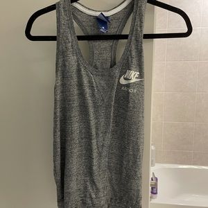 Grey Nike Workout Tank Top